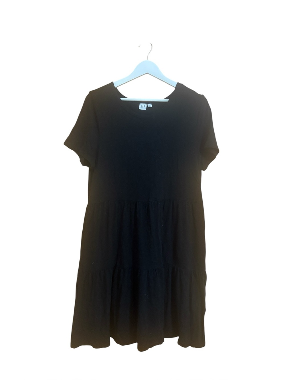 GAP Size Medium Black Bohemian Casual Swing Dress New Without Tags